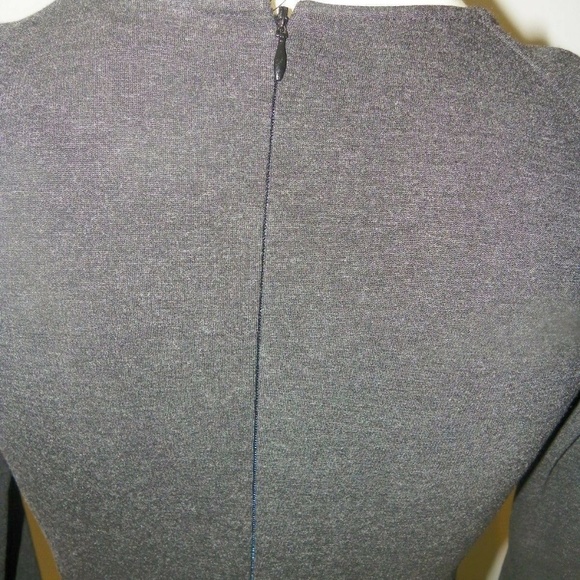 DKNYC Dress Dark Grey w/Black Faux Leather Sides - Picture 7 of 8